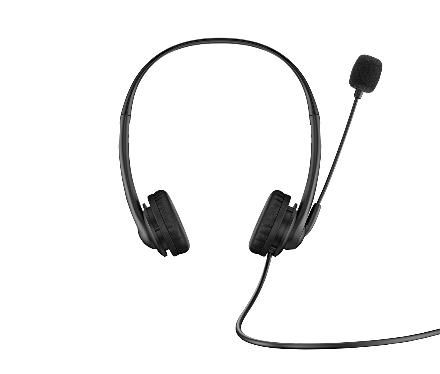 HP Cuffie Stereo USB G2 - Auricolare Cablato Nero con Soppressione del Rumore, Design Confortevole, 90 g