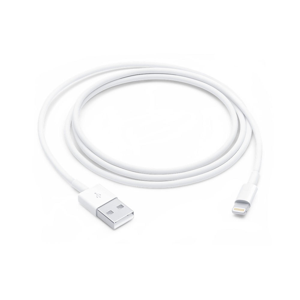 Apple Cavo da Lightning a USB-A 1m - Bianco, Maschio/Maschio, Compatibile con iPhone, iPad e iPod