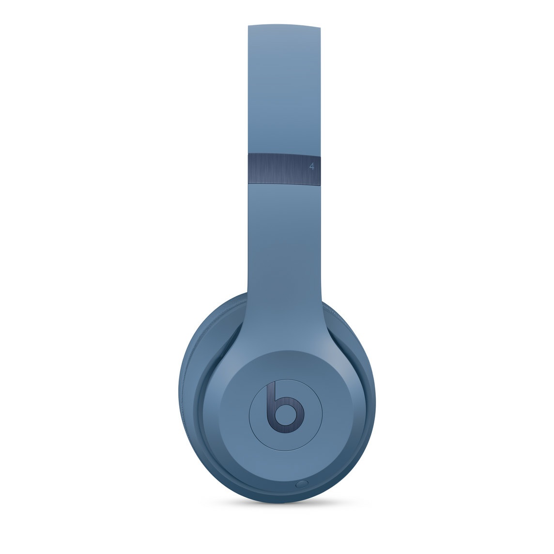 Beats by Dre Apple Beats Solo 4 - Cuffie wireless Bluetooth on-ear, autonomia fino a 50 ore, design ergonomico, audio spaziale, colore Blu ardesia