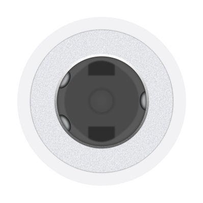Apple MW2Q3ZM/A Adattatore USB-C a Jack 3.5mm Bianco