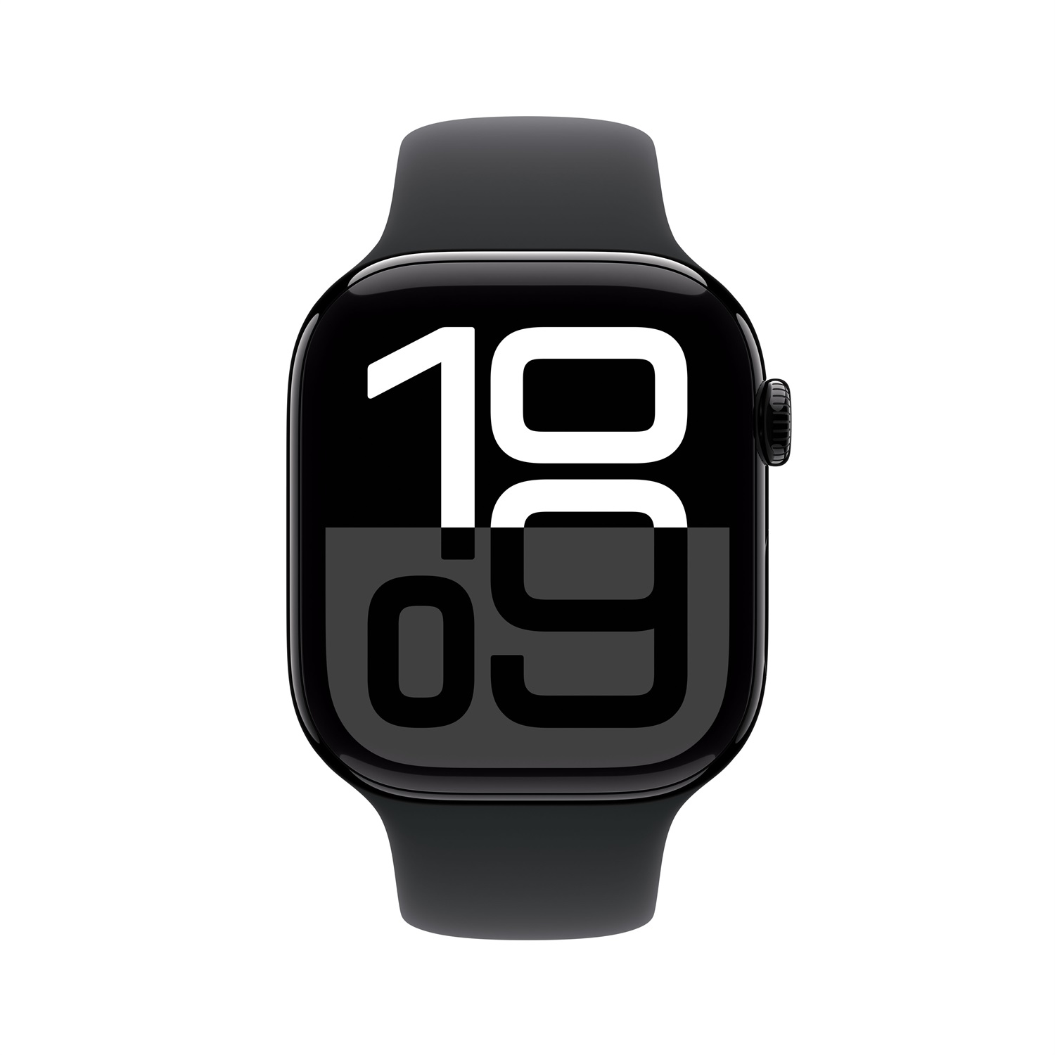Apple Watch Series 10 GPS 46mm - Cassa in Alluminio Jet Black con Cinturino Sport Nero M/L, Display OLED Retina, Fitness Tracker, App ECG