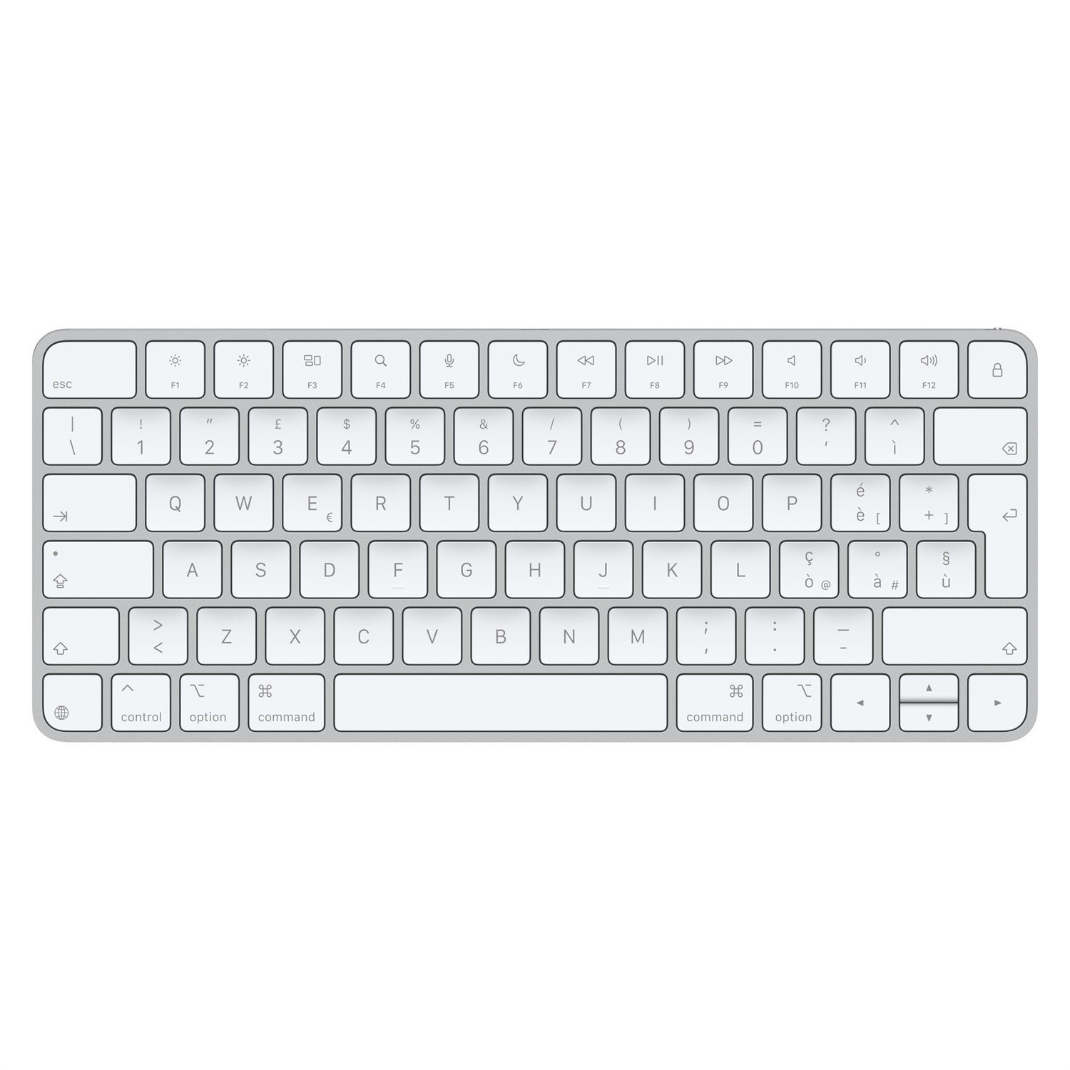 Apple Magic Keyboard Wireless USB Bluetooth QWERTY Italiano Bianco - Durata Batteria Fino a un Mese