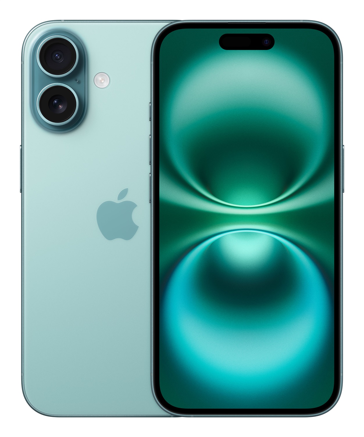 Apple iPhone 16 128GB Verde acqua (Teal) - Display 6.1'' Super Retina XDR, Fotocamera 48MP, iOS 18, Chip A18, 5G