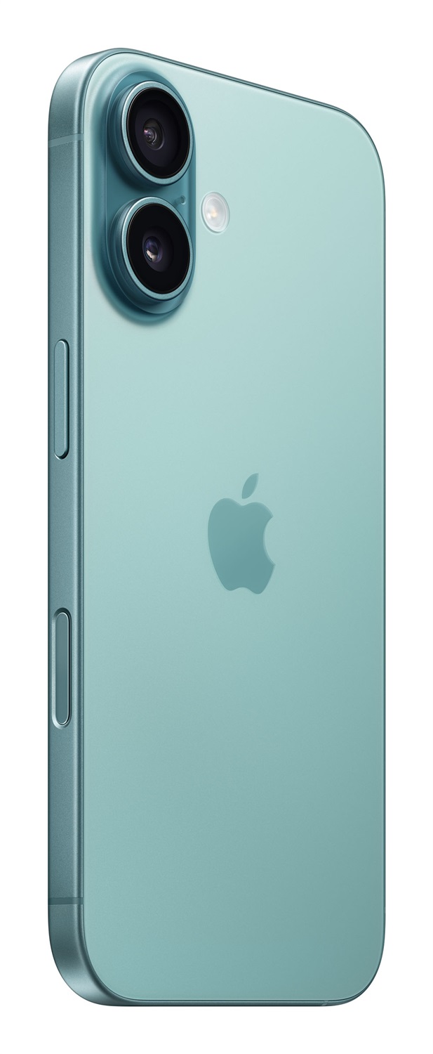Apple iPhone 16 128GB Verde acqua (Teal) - Display 6.1'' Super Retina XDR, Fotocamera 48MP, iOS 18, Chip A18, 5G