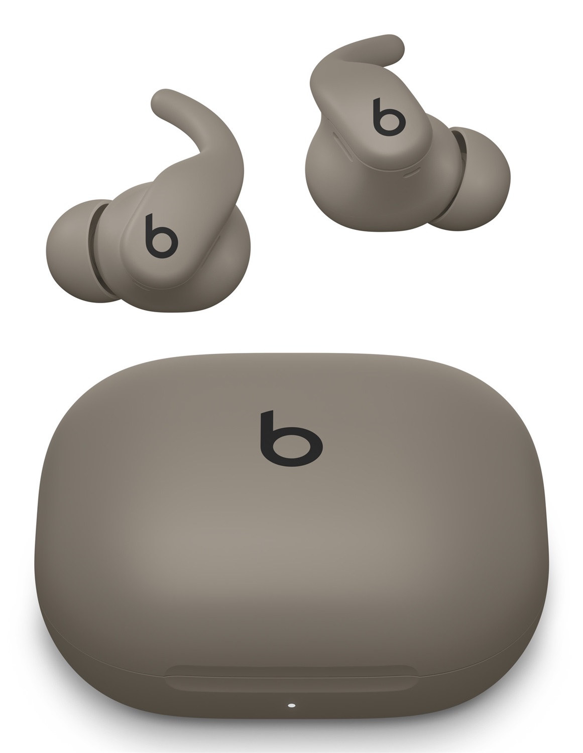 Beats Powerbeats Fit - Auricolari wireless con cancellazione del rumore, IPX4, 30 ore di autonomia, compatibili con Apple e Android - Grigio granito