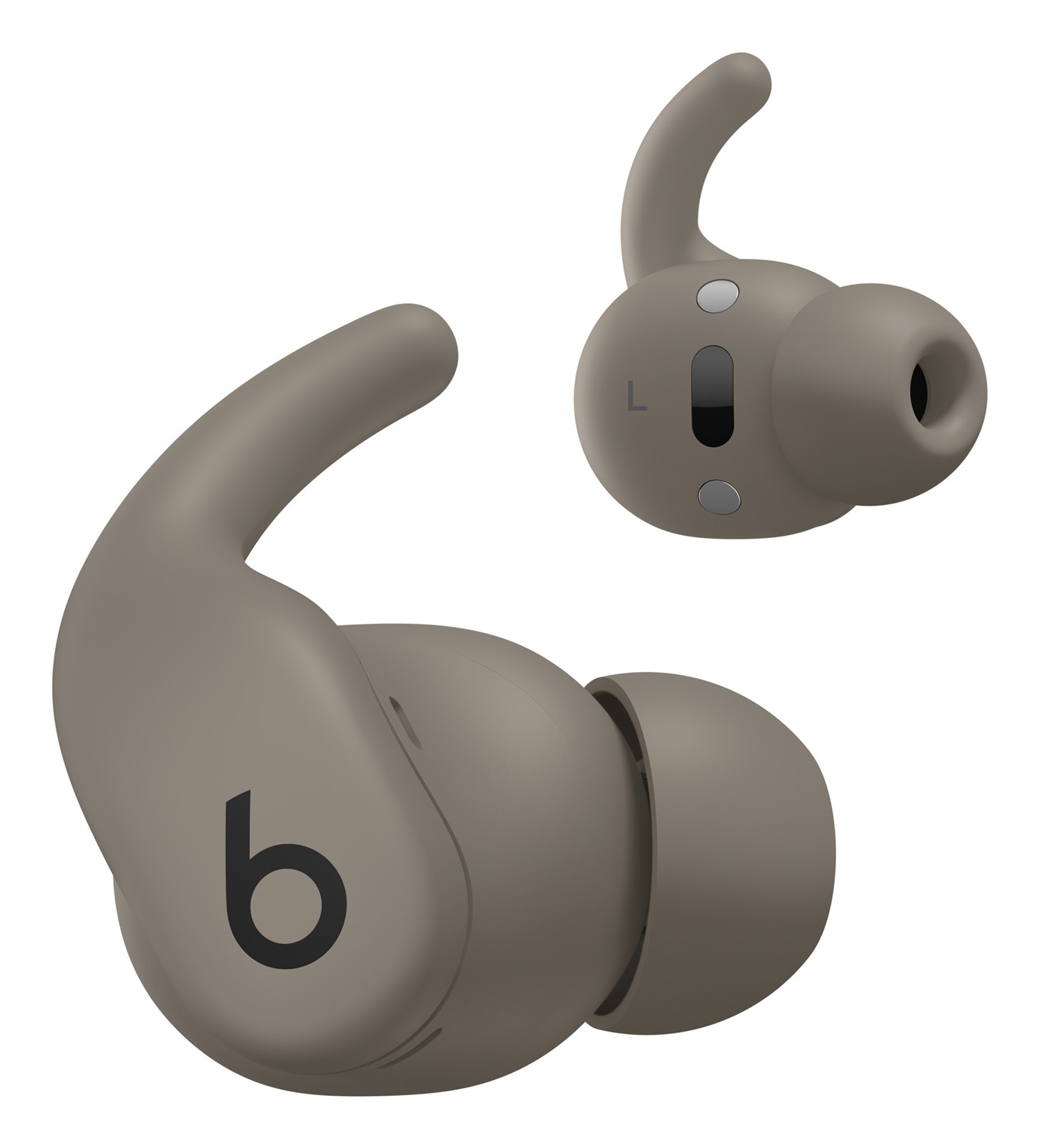 Beats Powerbeats Fit - Auricolari wireless con cancellazione del rumore, IPX4, 30 ore di autonomia, compatibili con Apple e Android - Grigio granito