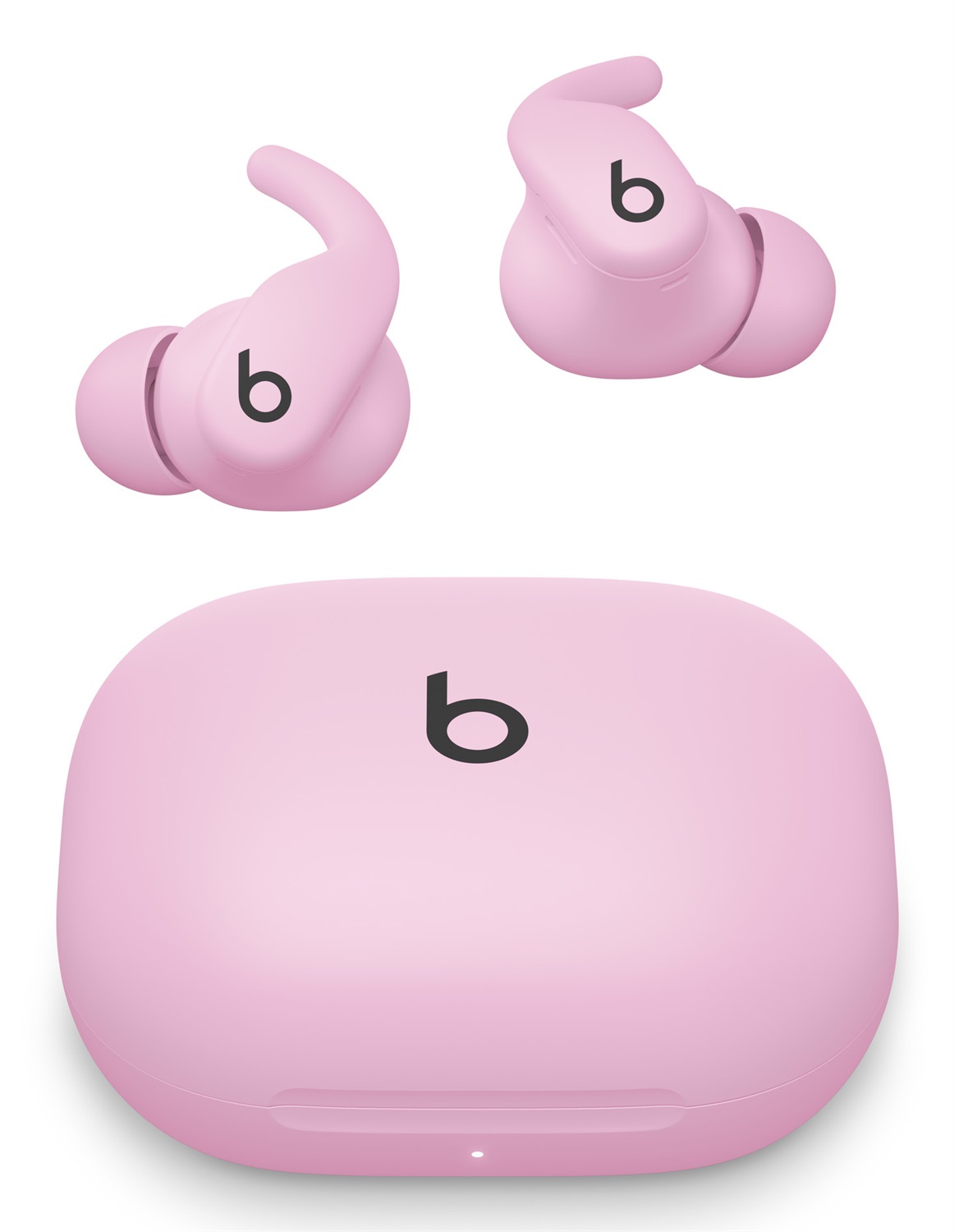 Beats Powerbeats Fit - Auricolari wireless per allenamento con cancellazione del rumore, IPX4, 30 ore di autonomia, compatibili con Apple e Android - Rosa energico
