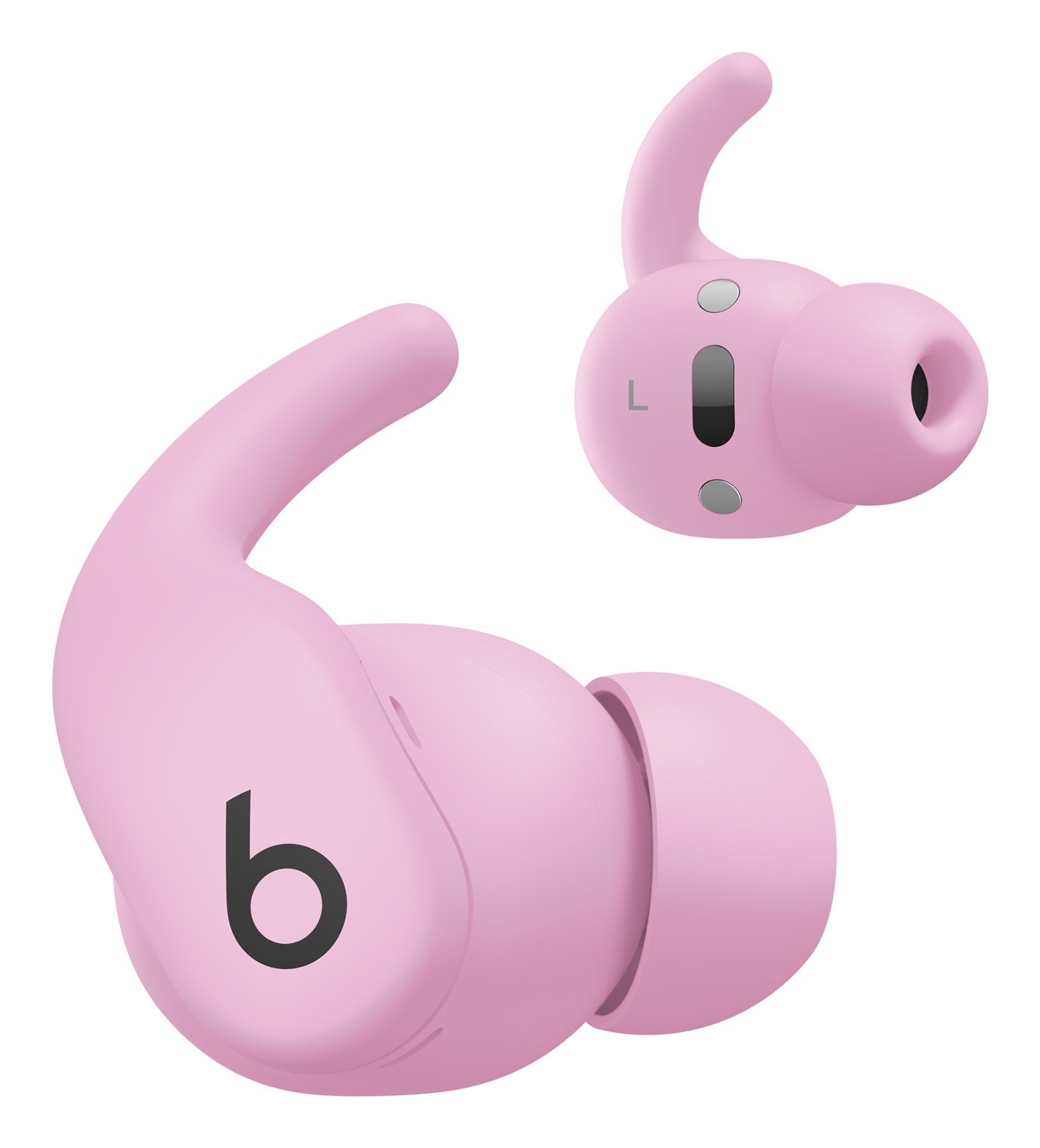 Beats Powerbeats Fit - Auricolari wireless per allenamento con cancellazione del rumore, IPX4, 30 ore di autonomia, compatibili con Apple e Android - Rosa energico