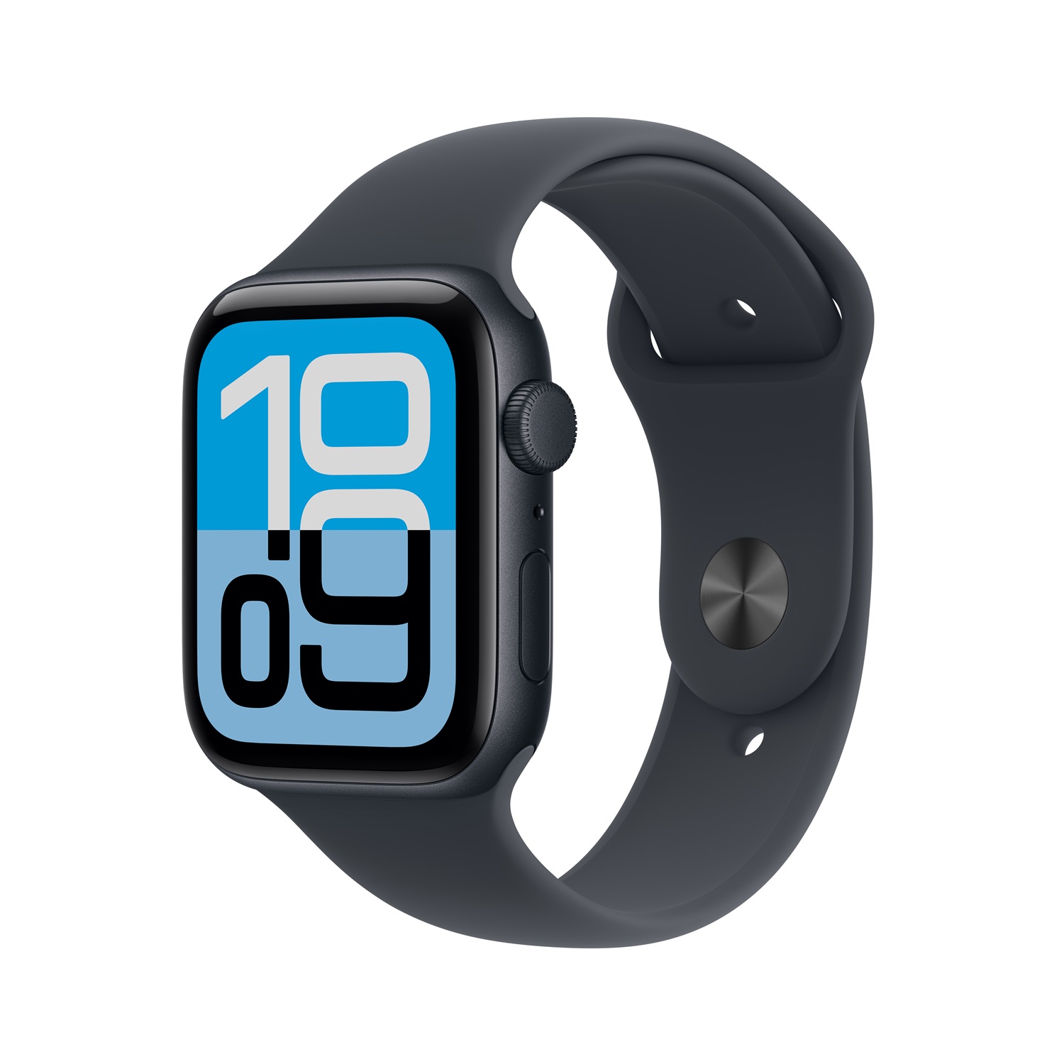 Apple Watch SE 3 GPS 44mm in Alluminio Mezzanotte con Sport Band Mezzanotte - S/M