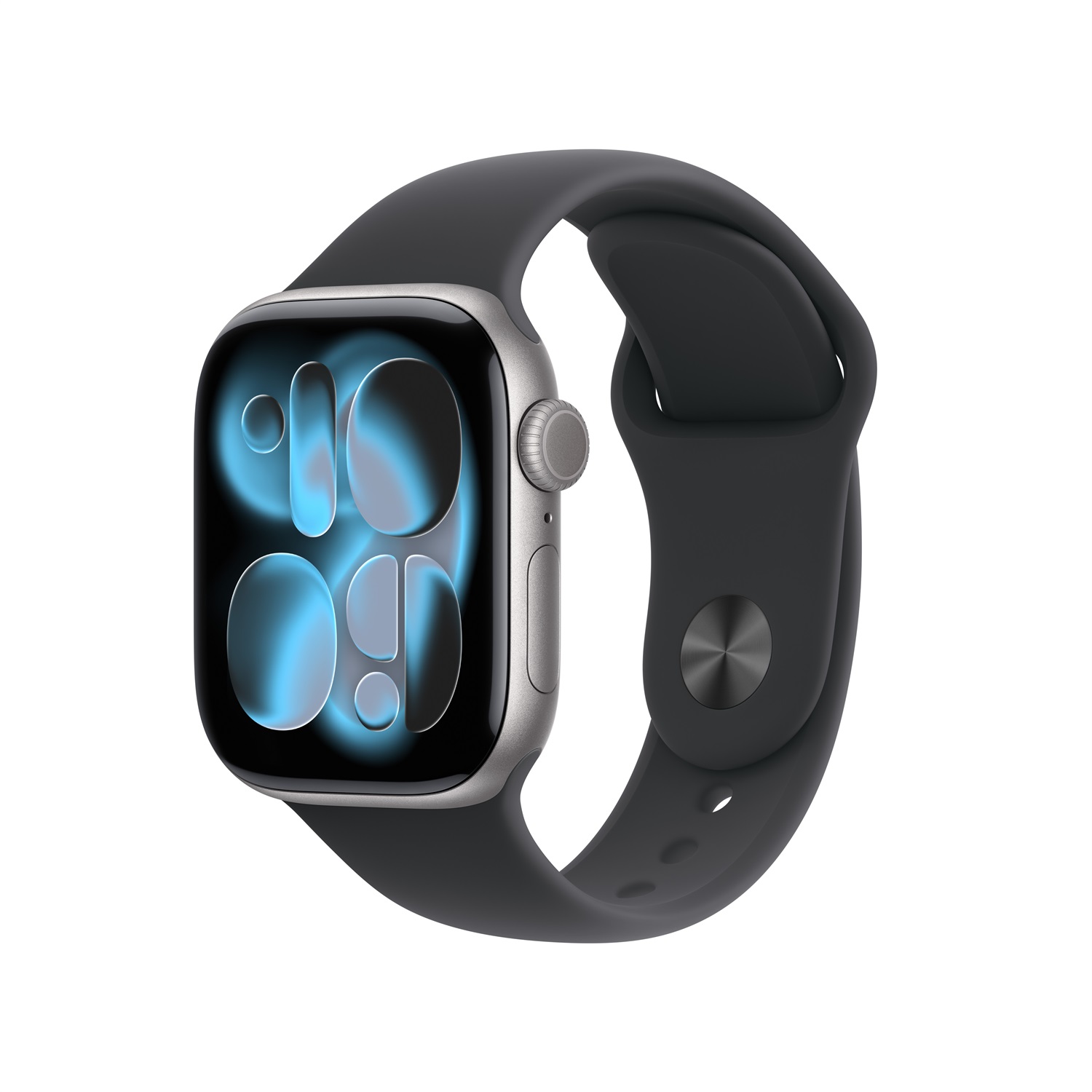 Apple Watch Series 11 - GPS Cellular 42mm Alluminio Grigio con Cinturino Sportivo Nero M/L