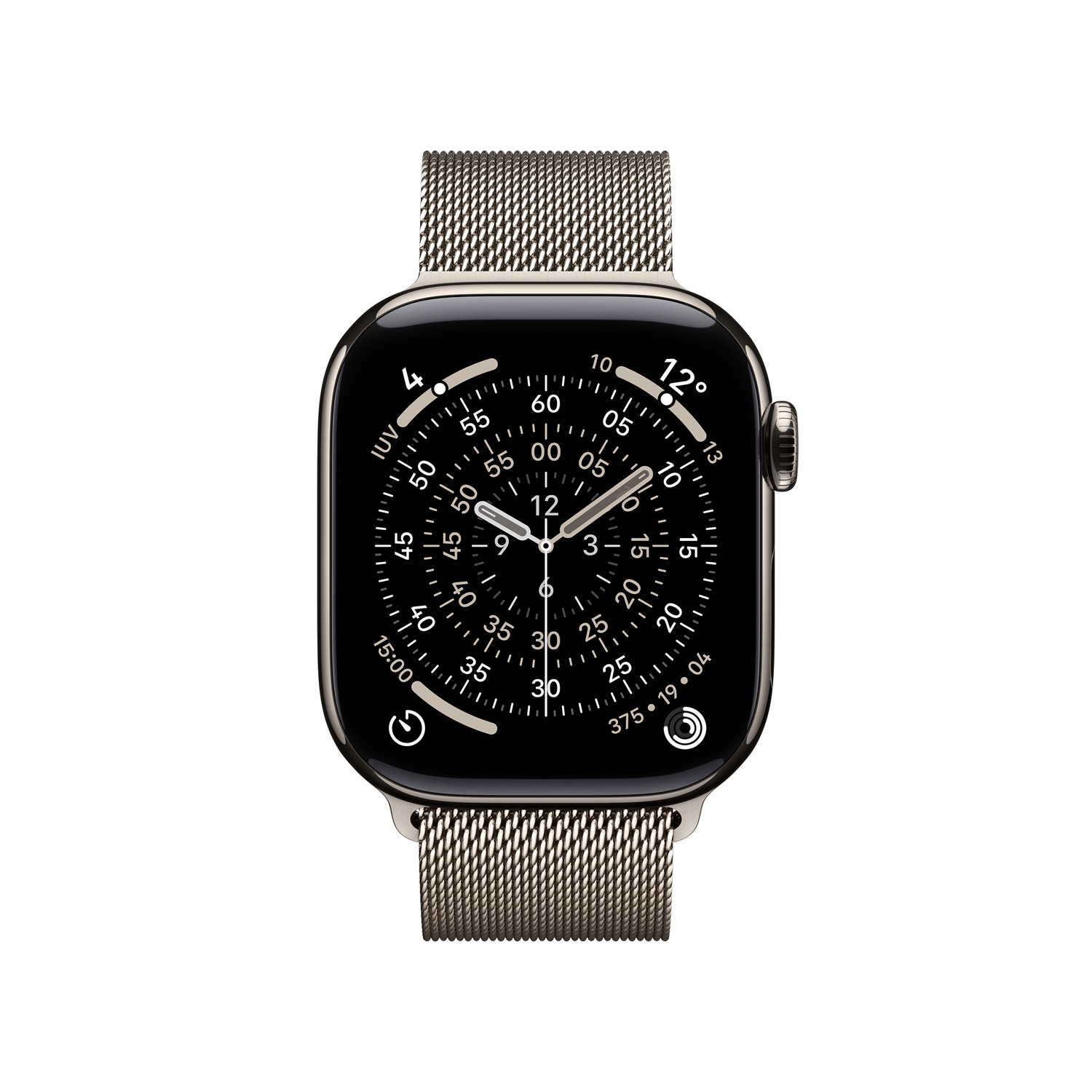 Apple Watch Series 11 GPS Cellular 42mm Cassa in Titanio Naturale con Loop in Maglia Milanese - Monitoraggio Salute e Qualità del Sonno