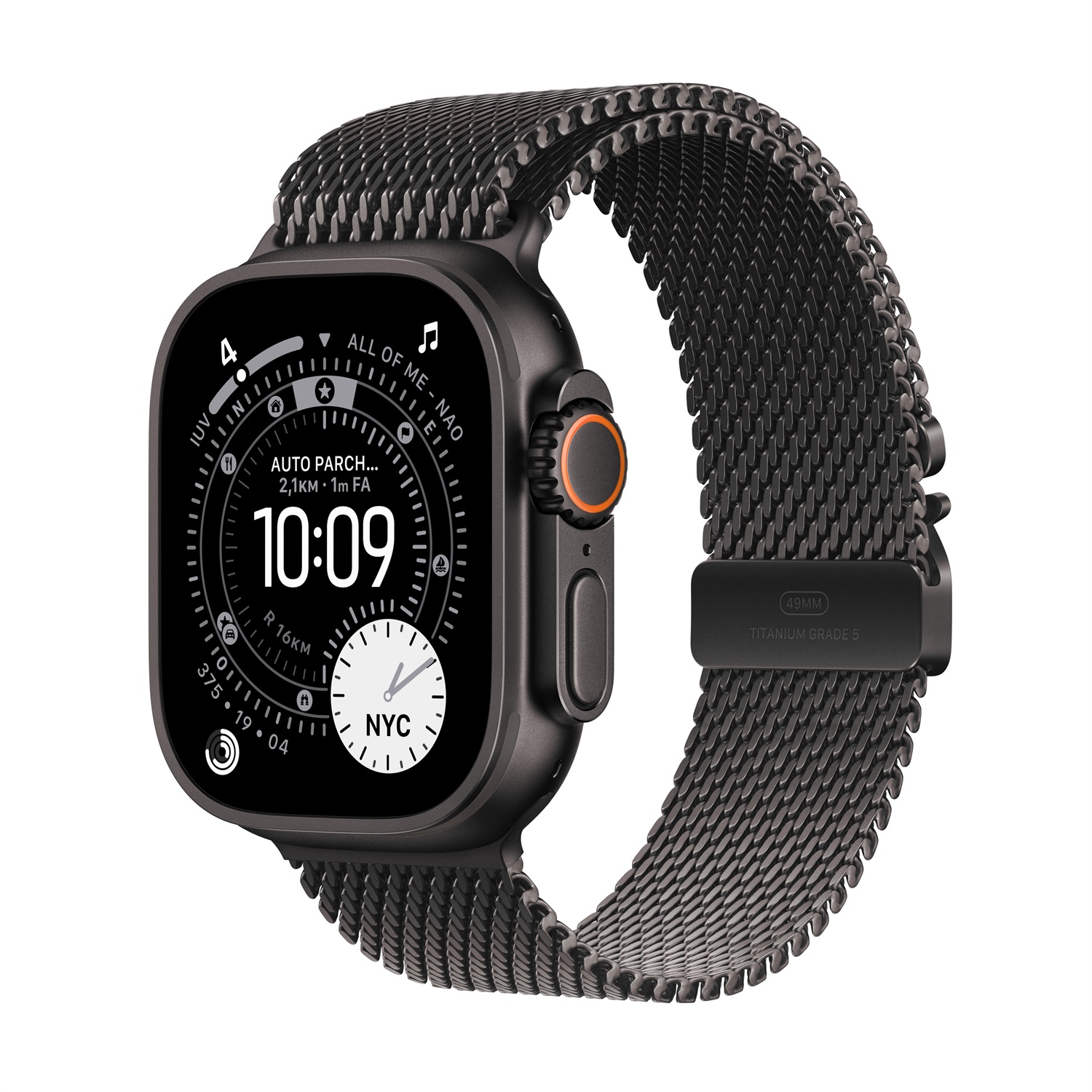 Apple Watch Ultra 3 - Smartwatch 49mm in Titanio Nero con GPS Doppia Frequenza e Funzioni Salute Avanzate