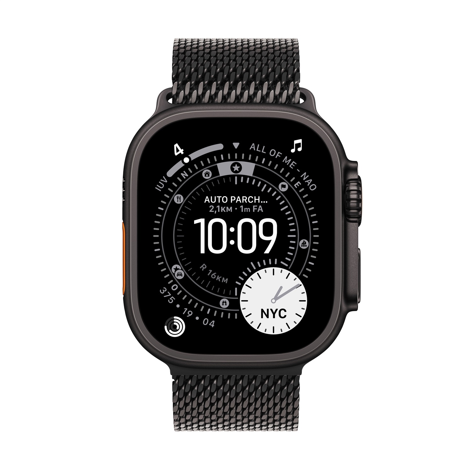 Apple Watch Ultra 3 - Smartwatch 49mm in Titanio Nero con GPS Doppia Frequenza e Funzioni Salute Avanzate