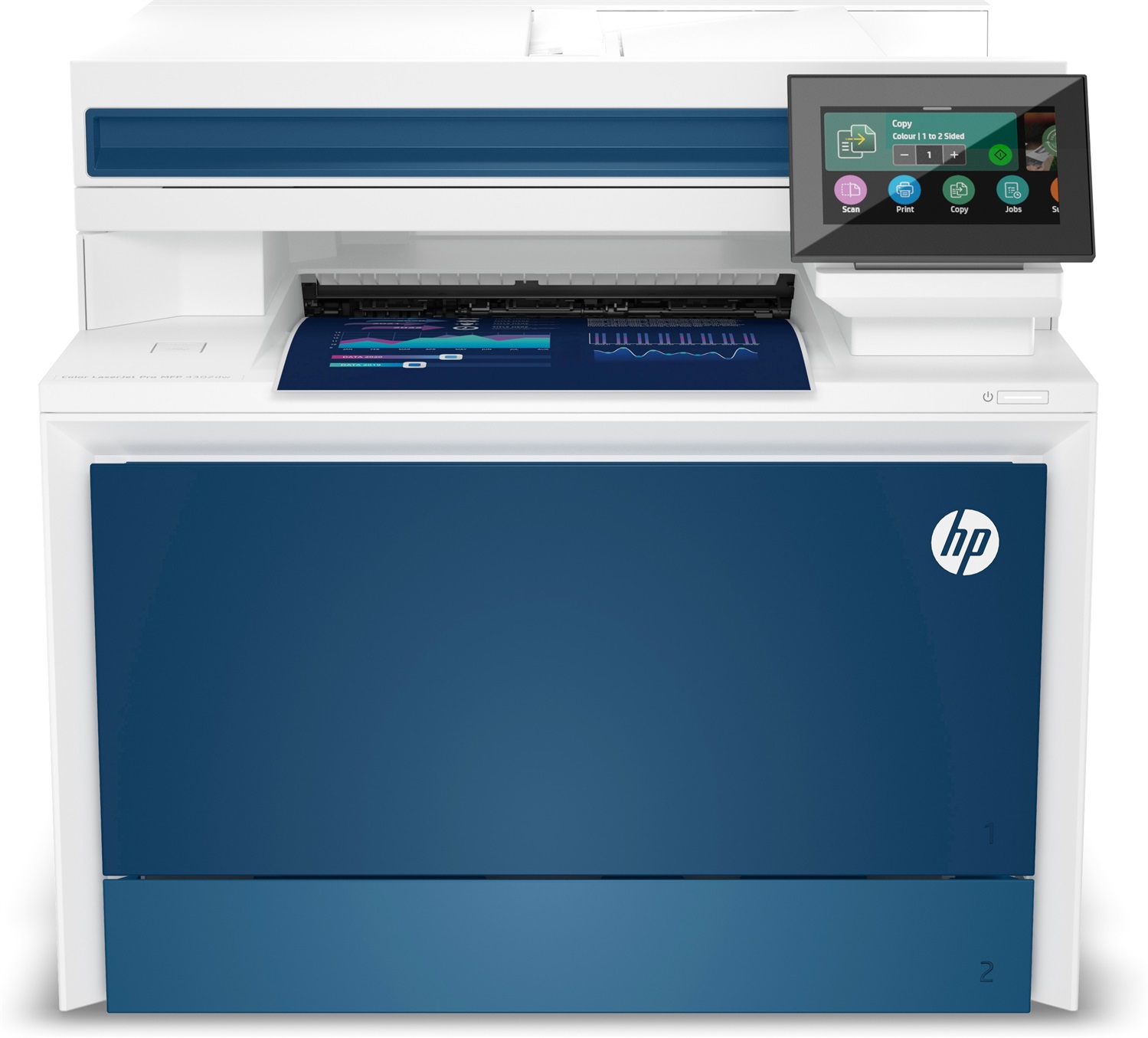 HP Color LaserJet Pro MFP 4302dw - Stampante Multifunzione A4 a Colori, Stampa, Copia, Scansione, Wi-Fi, 33 ppm, Duplex, ADF