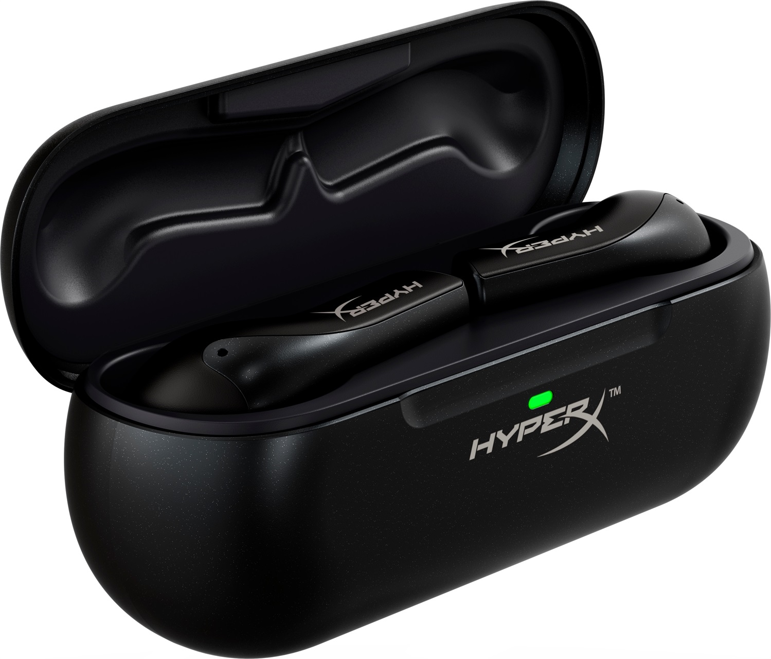 HyperX Cloud MIX Buds Auricolari Wireless - Connessione 2,4 GHz e Bluetooth 5.2, Microfono Integrato, Custodia di Ricarica, 33 Ore di Autonomia, Nero