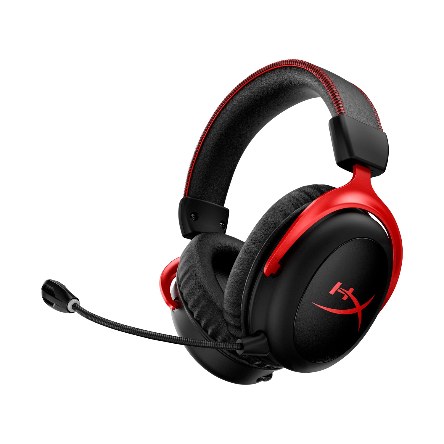 HyperX Cloud II Wireless - Cuffie da Gaming Wireless con Microfono - Nero/Rosso