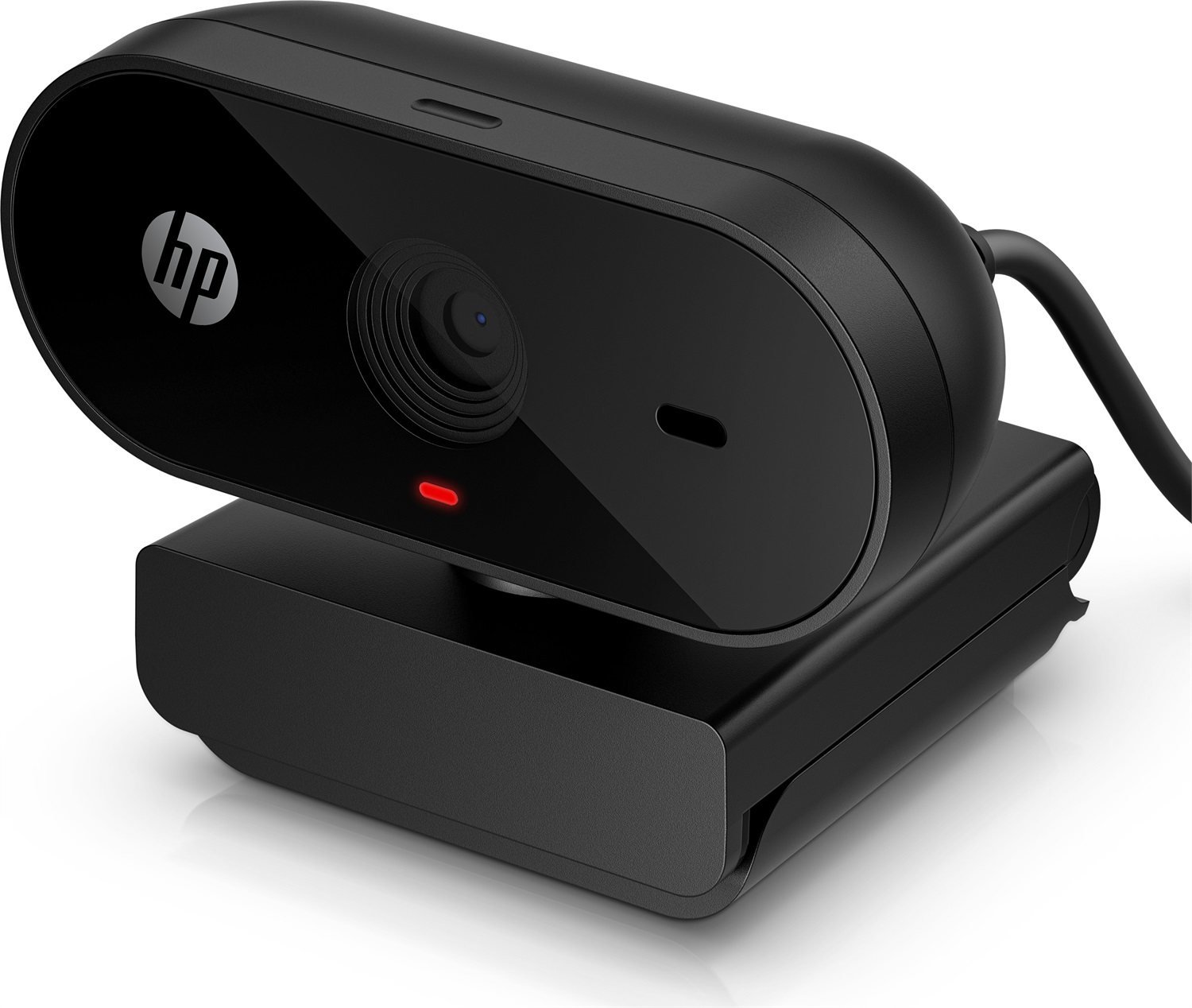 HP Webcam FHD 325 - Full HD 1080p, 30 fps, USB-A, Nero, Grandangolare, Microfono Integrato