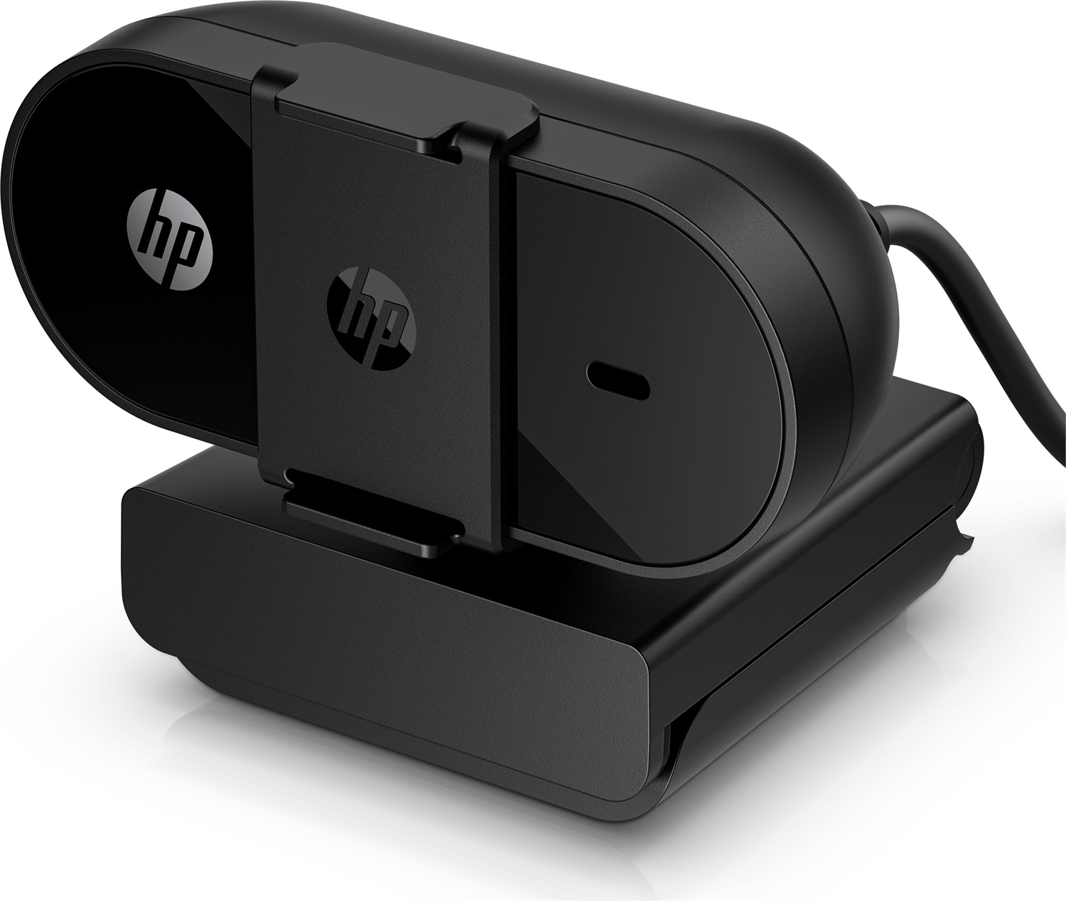 HP Webcam FHD 325 - Full HD 1080p, 30 fps, USB-A, Nero, Grandangolare, Microfono Integrato