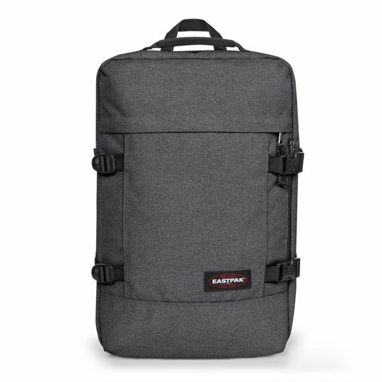 Eastpak Travelpack Black Denim - Borsa da Viaggio 2 in 1, 42L, Impermeabile, Spallacci Regolabili e Manici