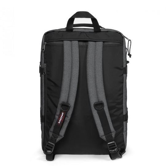 Eastpak Travelpack Black Denim - Borsa da Viaggio 2 in 1, 42L, Impermeabile, Spallacci Regolabili e Manici