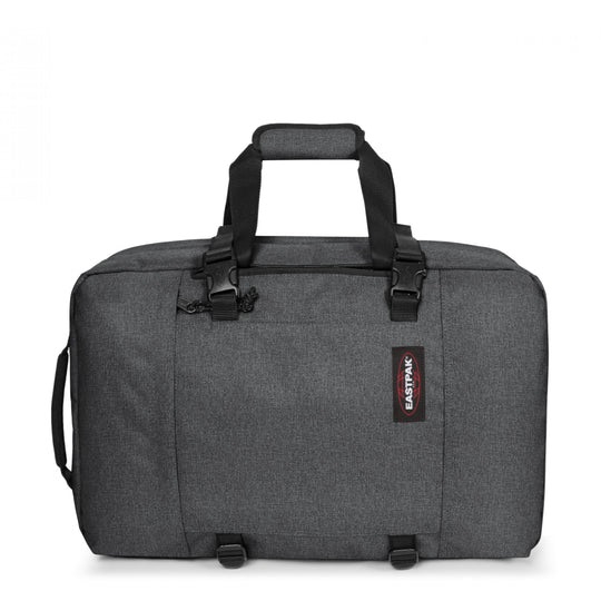 Eastpak Travelpack Black Denim - Borsa da Viaggio 2 in 1, 42L, Impermeabile, Spallacci Regolabili e Manici