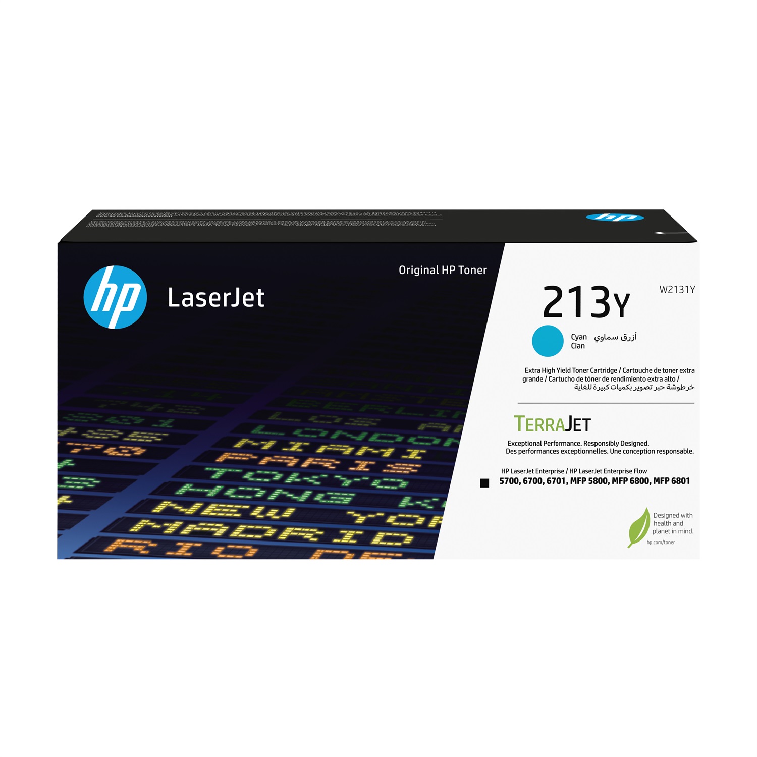 HP Cartuccia toner originale ciano W2131Y 213Y ad altissima capacità - 12000 pagine