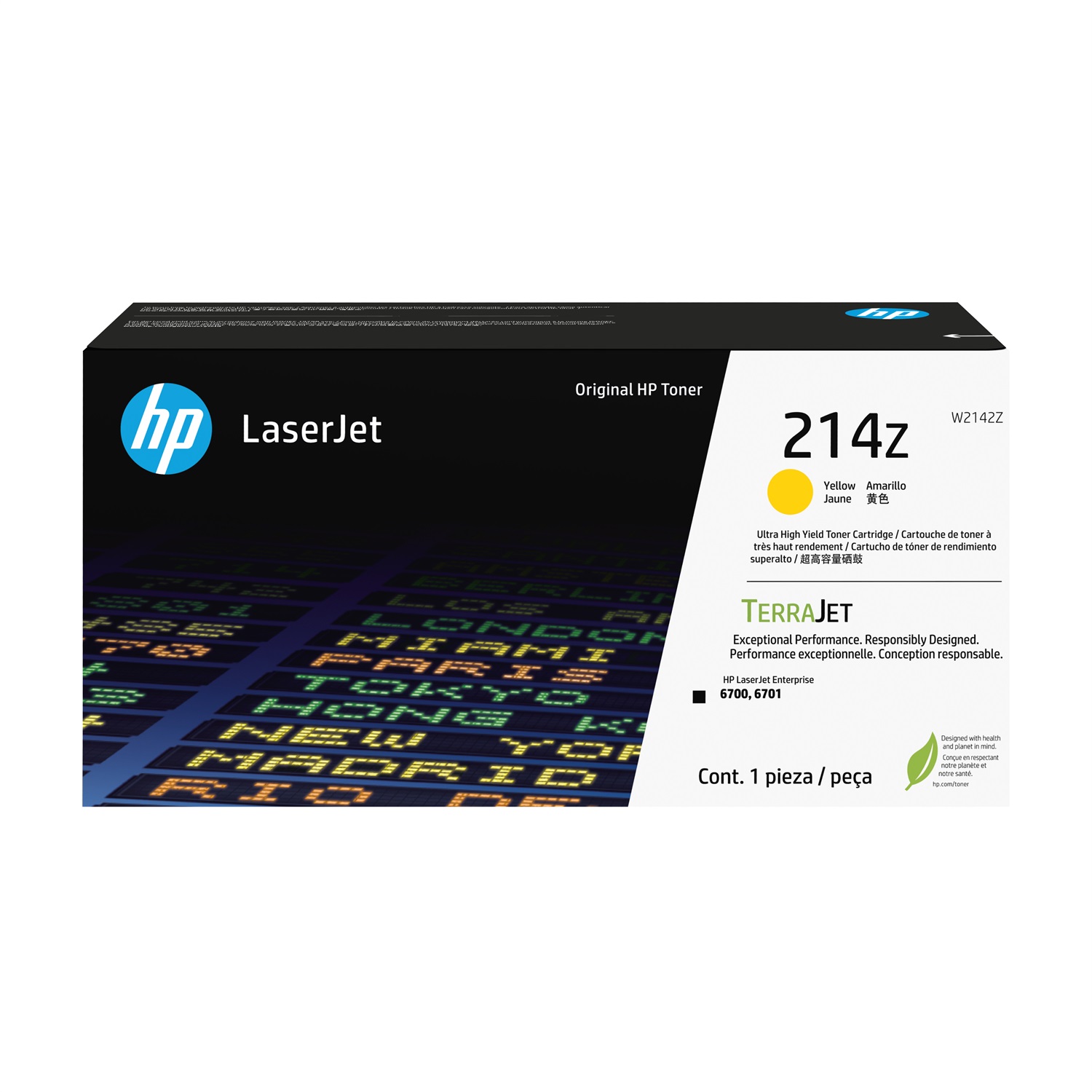 HP Cartuccia Toner Originale Giallo LaserJet 214Z - Alta Capacità, 26000 Pagine