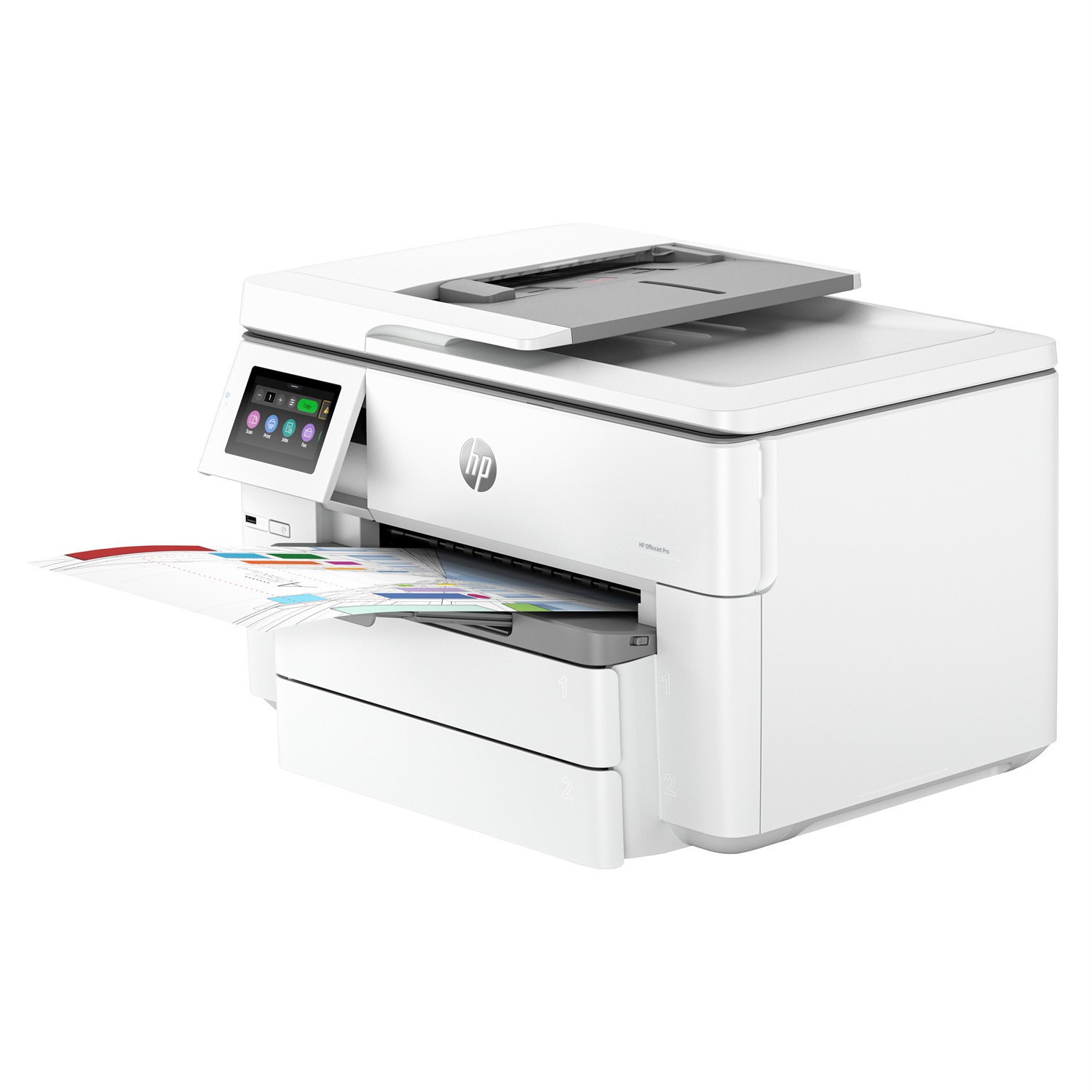 HP OfficeJet Pro 9730e - Stampante multifunzione A3/A4 a colori, Getto termico d'inchiostro, 4800 x 1200 DPI, Stampa, Copia, Scansione, Duplex, Senza fili