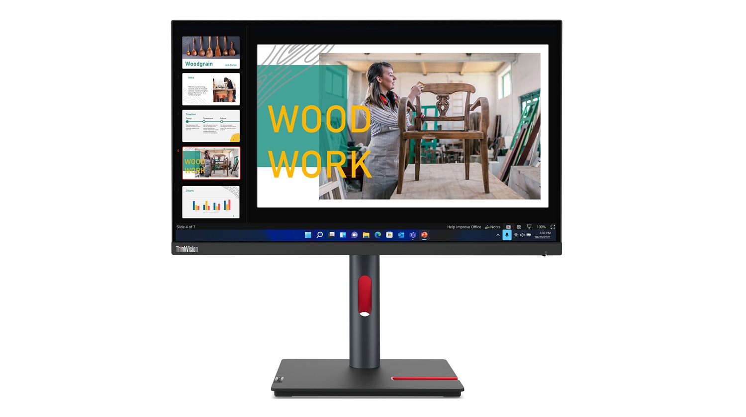 Lenovo ThinkVision P24q-30 Monitor LED 23.8