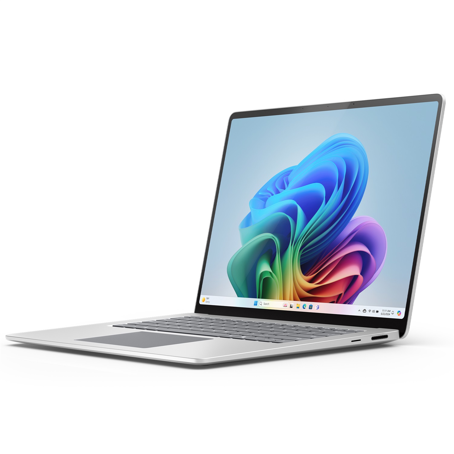 Microsoft Surface Laptop 7 - Copilot PC - 15'' Touchscreen - Snapdragon X Elite - 16GB RAM - 256GB SSD - Windows 11 Home - Platino