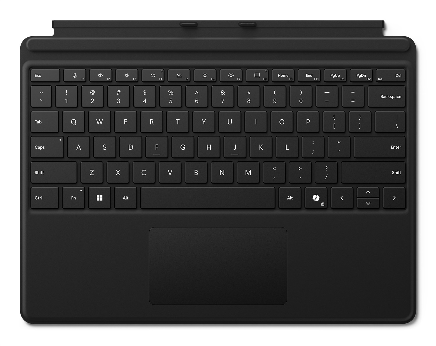 Microsoft Surface Pro Keyboard con Touchpad e Tasto Copilot - Nero - Compatibile con Surface Pro 11/10/9/8