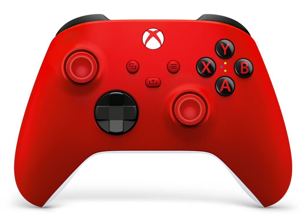 Microsoft Xbox Wireless Controller Pulse Red V2 - Gamepad Bluetooth/USB per Xbox One, Xbox Series S, Xbox Series X, PC, Android, iOS