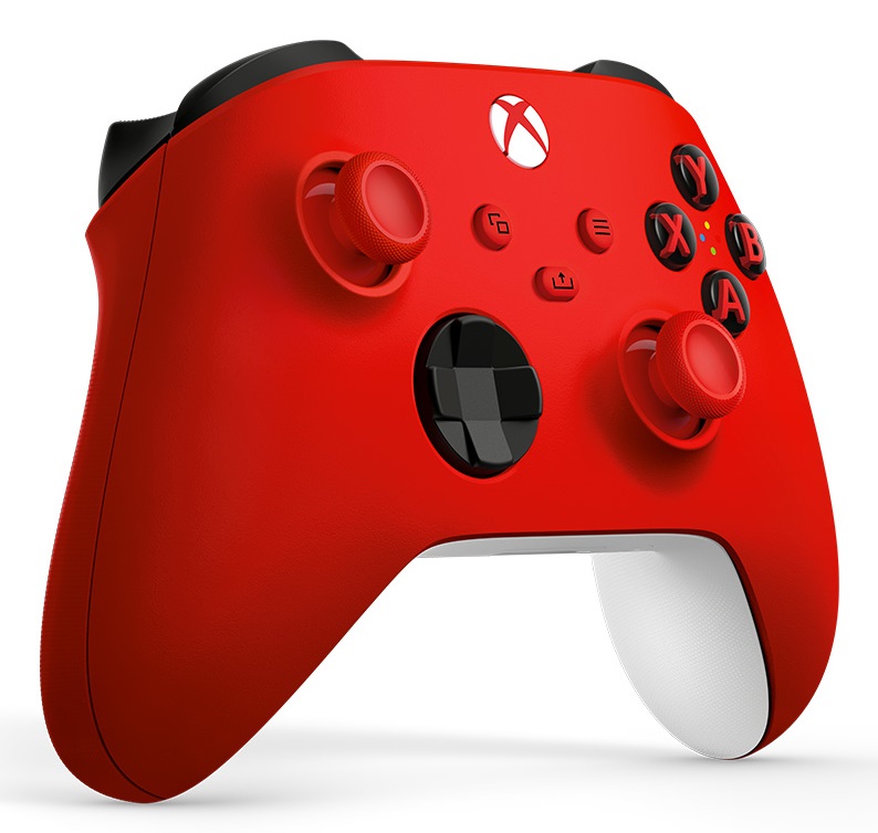 Microsoft Xbox Wireless Controller Pulse Red V2 - Gamepad Bluetooth/USB per Xbox One, Xbox Series S, Xbox Series X, PC, Android, iOS