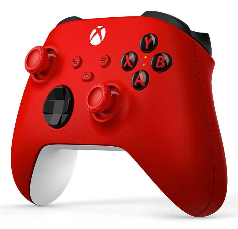 Microsoft Xbox Wireless Controller Pulse Red V2 - Gamepad Bluetooth/USB per Xbox One, Xbox Series S, Xbox Series X, PC, Android, iOS