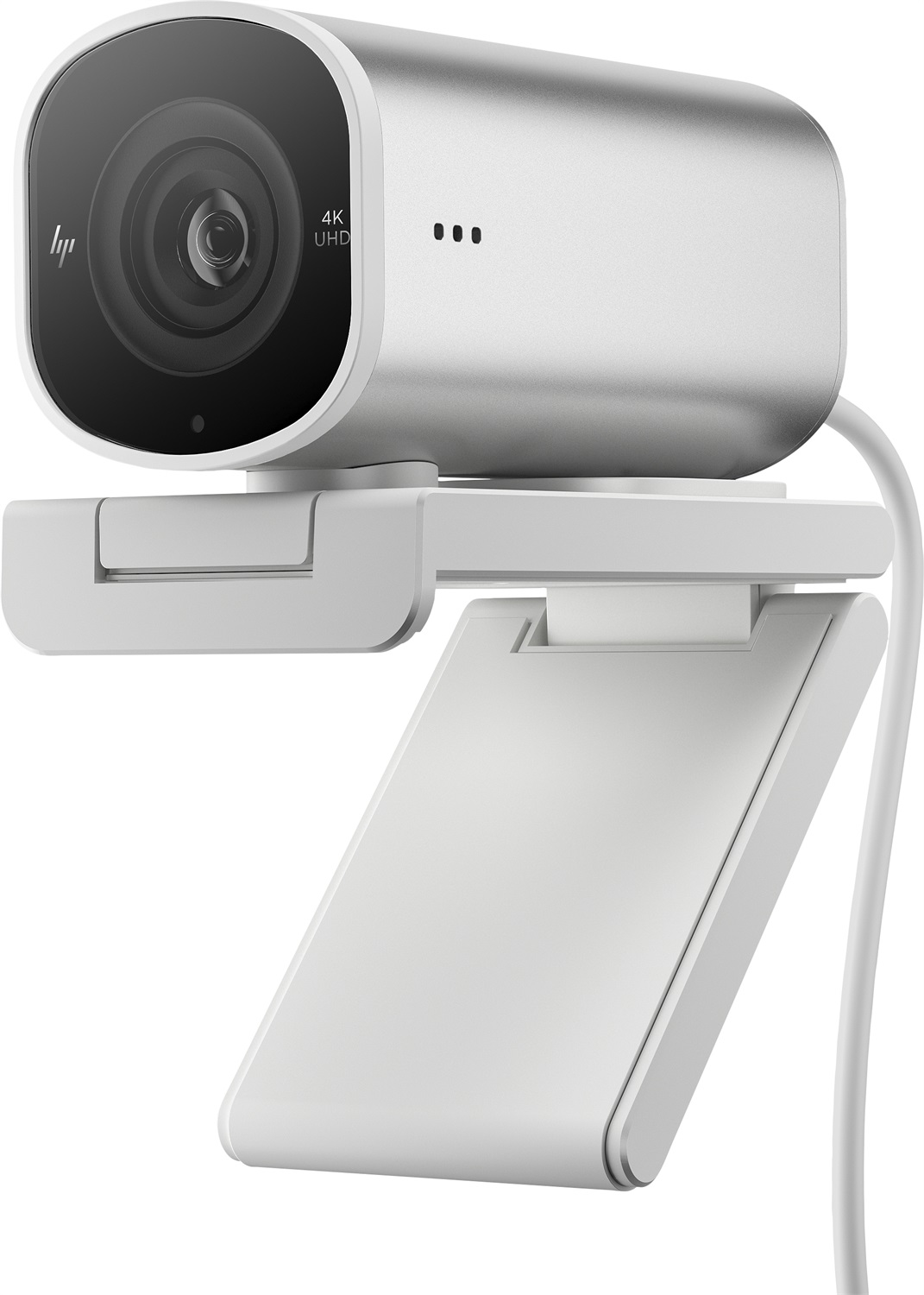 HP 960 4K Streaming Webcam - 8 MP, 3840 x 2160 Pixel, USB-A, Correzione Automatica Colore, Campo Visivo fino a 100°, Compatibile con Zoom e Teams