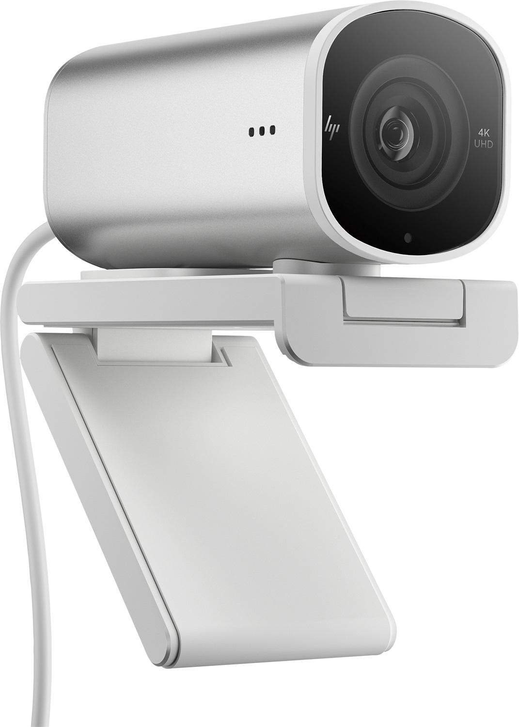 HP 960 4K Streaming Webcam - 8 MP, 3840 x 2160 Pixel, USB-A, Correzione Automatica Colore, Campo Visivo fino a 100°, Compatibile con Zoom e Teams