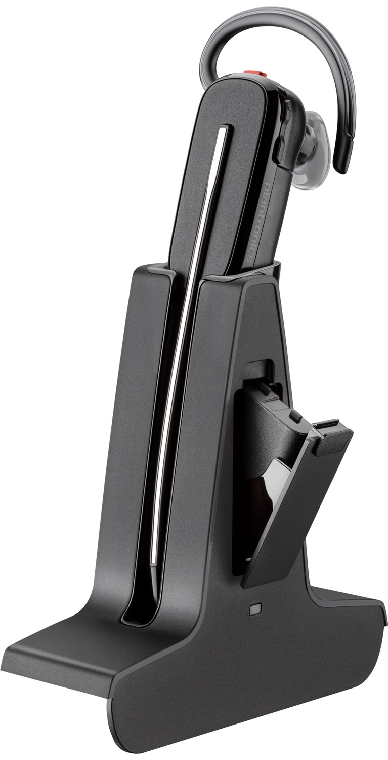 Poly Savi 8245-M Cuffie per Ufficio DECT Wireless Nero USB-A Certificato Microsoft Teams con Cancellazione Attiva del Rumore