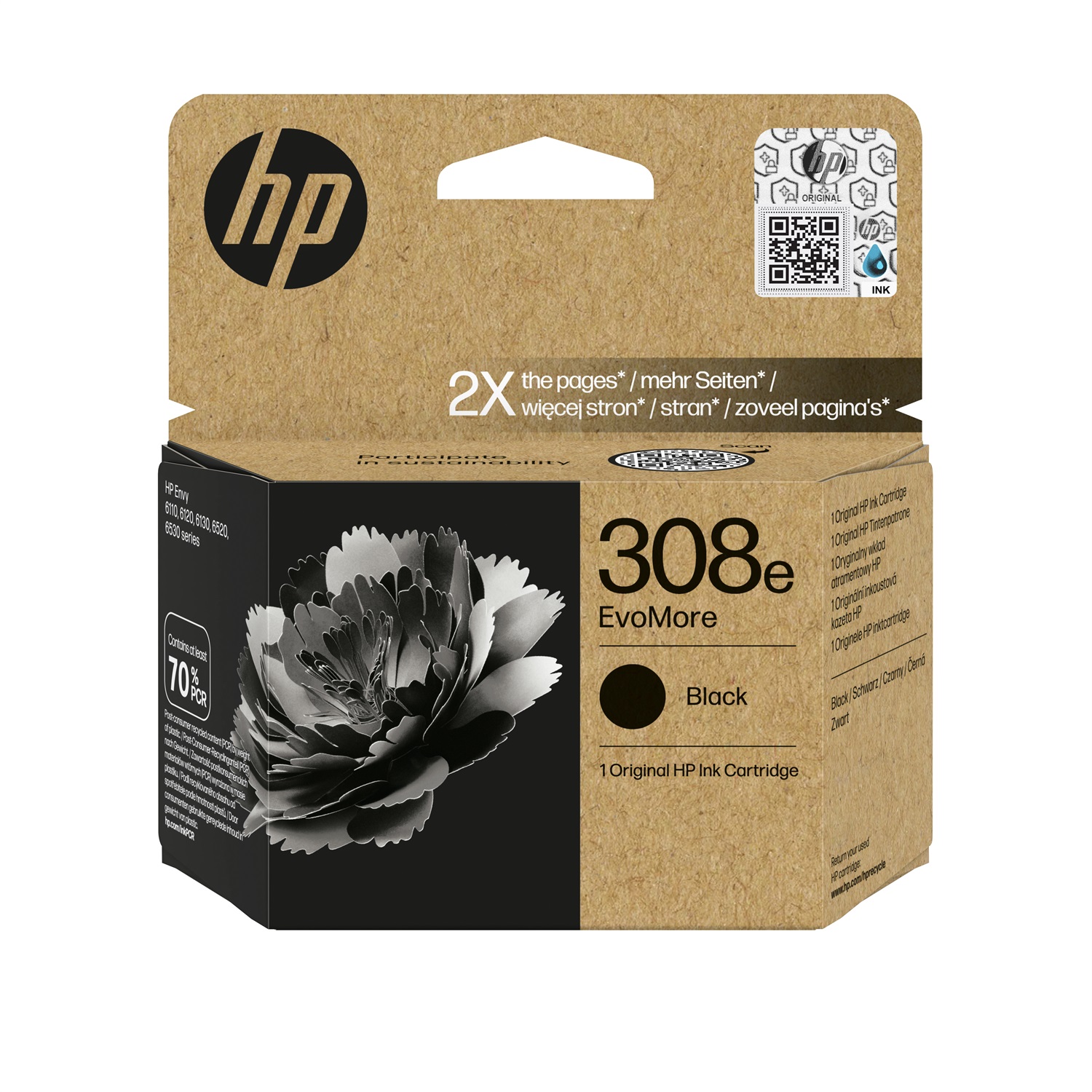 HP Confezione da 4 cartucce di inchiostro originali 937 CMYK - Nero, Ciano, Magenta, Giallo - Resa fino a 1250 pagine