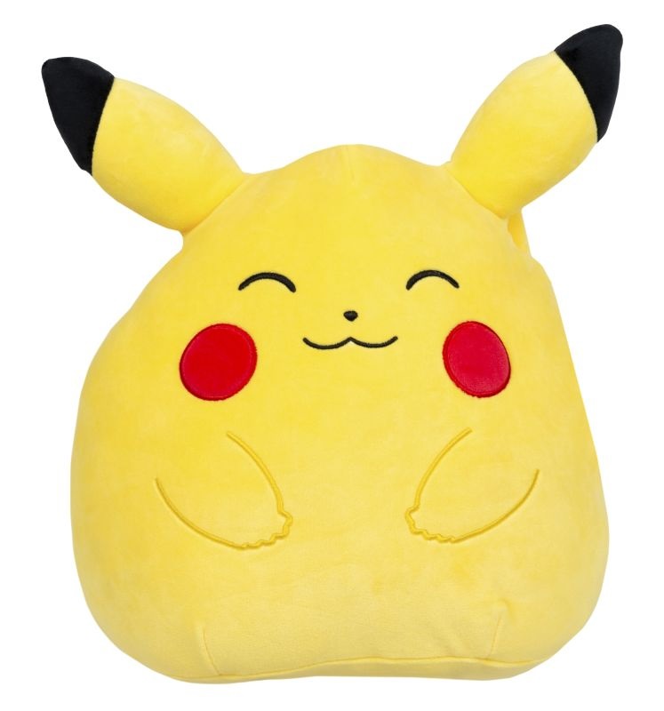 Squishmallows Pikachu - Peluche Imbottito da 25-30 cm in Giallo/Rosso per Bambini 3