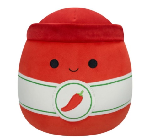 Squishmallows Illia - Peluche Sriracha 12 cm Super Morbido da Collezione