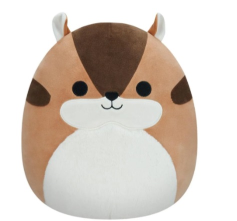 Squishmallows Melzie lo Scoiattolo a Striscia - Peluche Ufficiale Kelly Toys, 30 cm