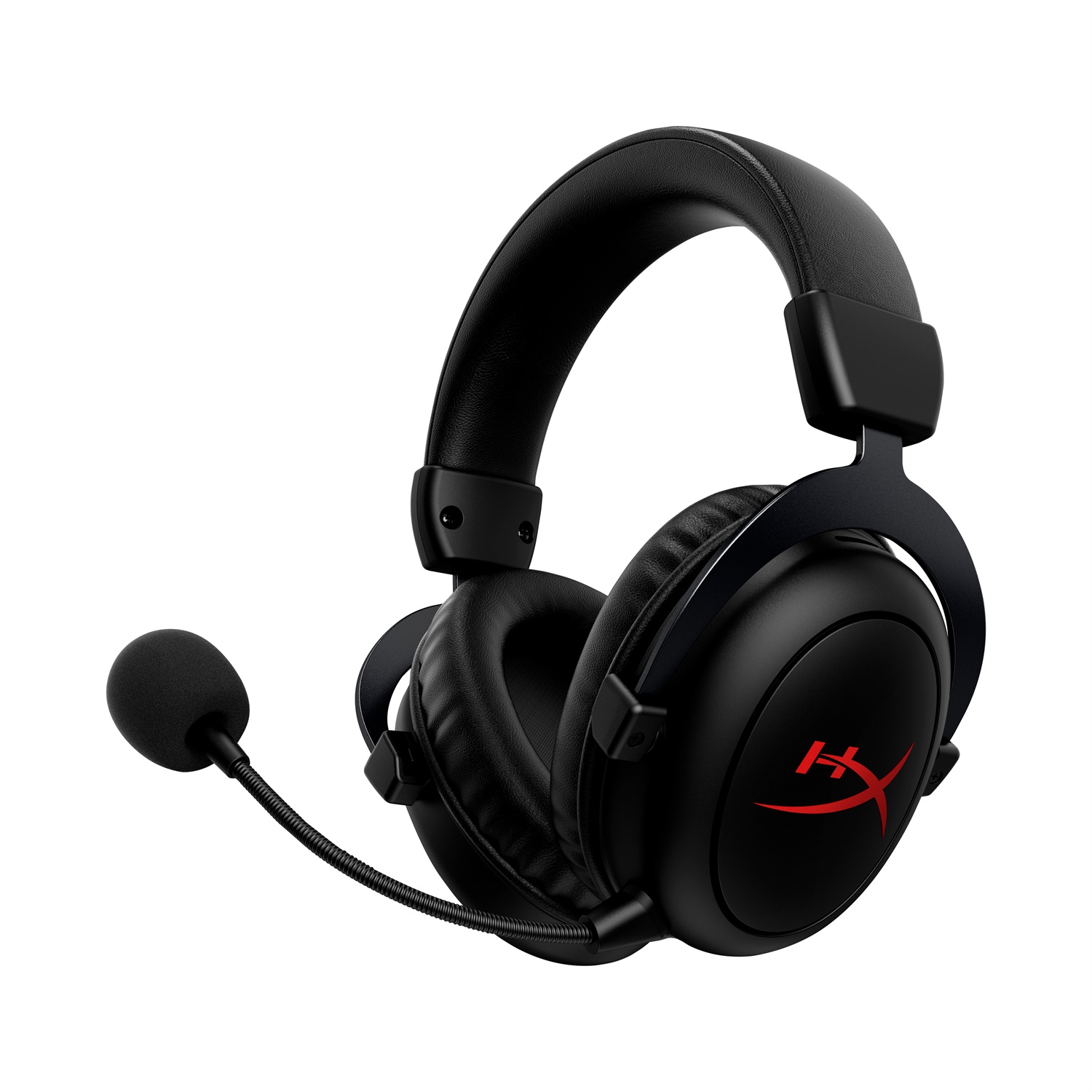 HyperX Cloud II Core - Cuffie Wireless per Gaming, Autonomia Fino a 80 Ore, Connessione 2,4 GHz, Nero