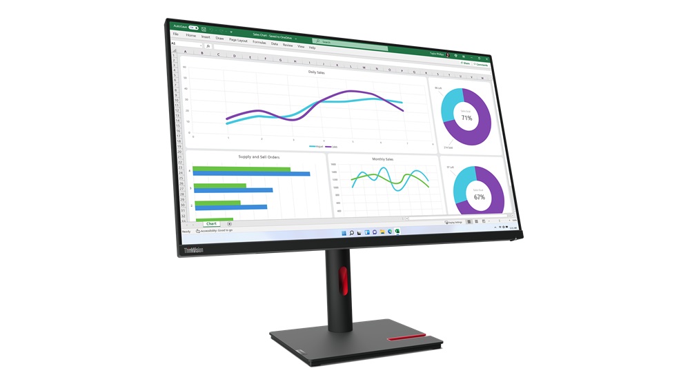 Lenovo ThinkVision T32h-30 Monitor LED 31.5