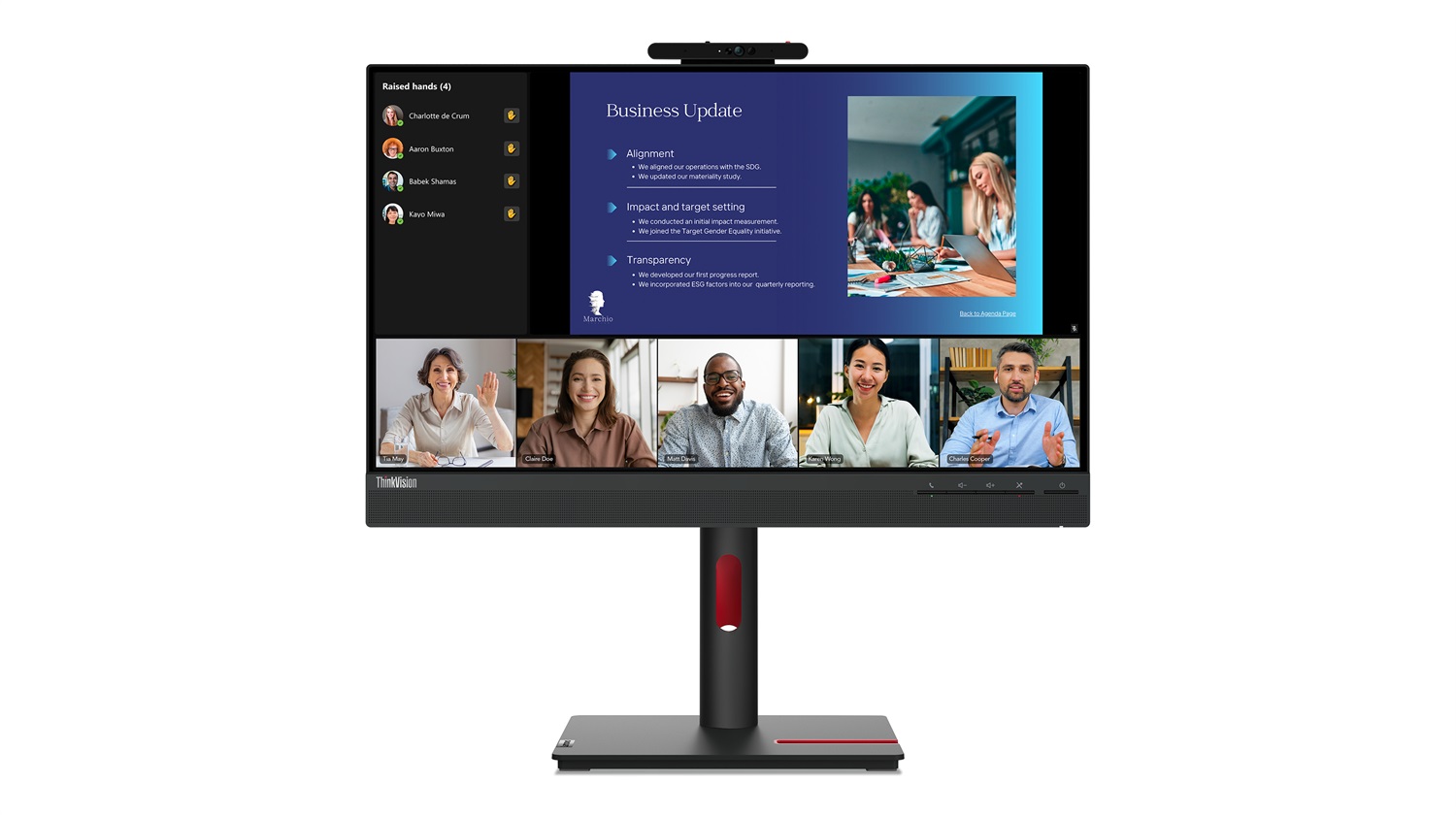 Lenovo ThinkVision T24v-30 Monitor 23.8