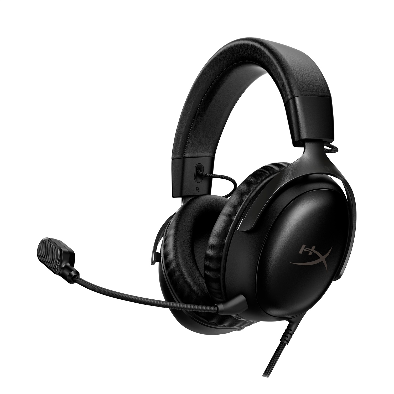 HyperX Cloud III - Cuffie da Gaming Nero, Cablata 3,5 mm e USB-C, Controlli Audio Integrati, Surround DTS, Compatibili con PS4, Xbox e PC