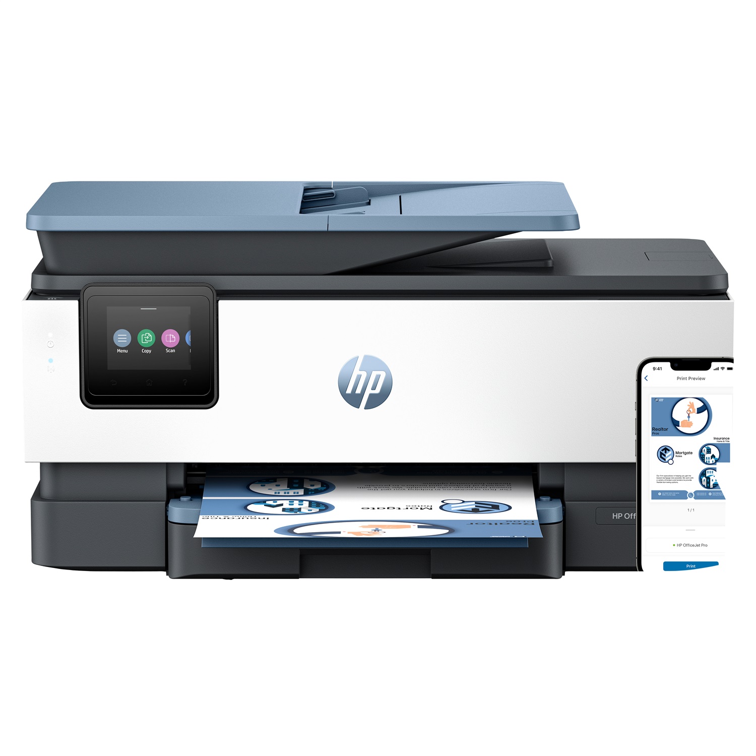 HP OfficeJet Pro 8135e - Stampante Multifunzione A4 a Colori, Getto d'Inchiostro, 20 ppm, Fronte e Retro Automatico, Wi-Fi, Fax, ADF, Compatibile con HP Instant Ink