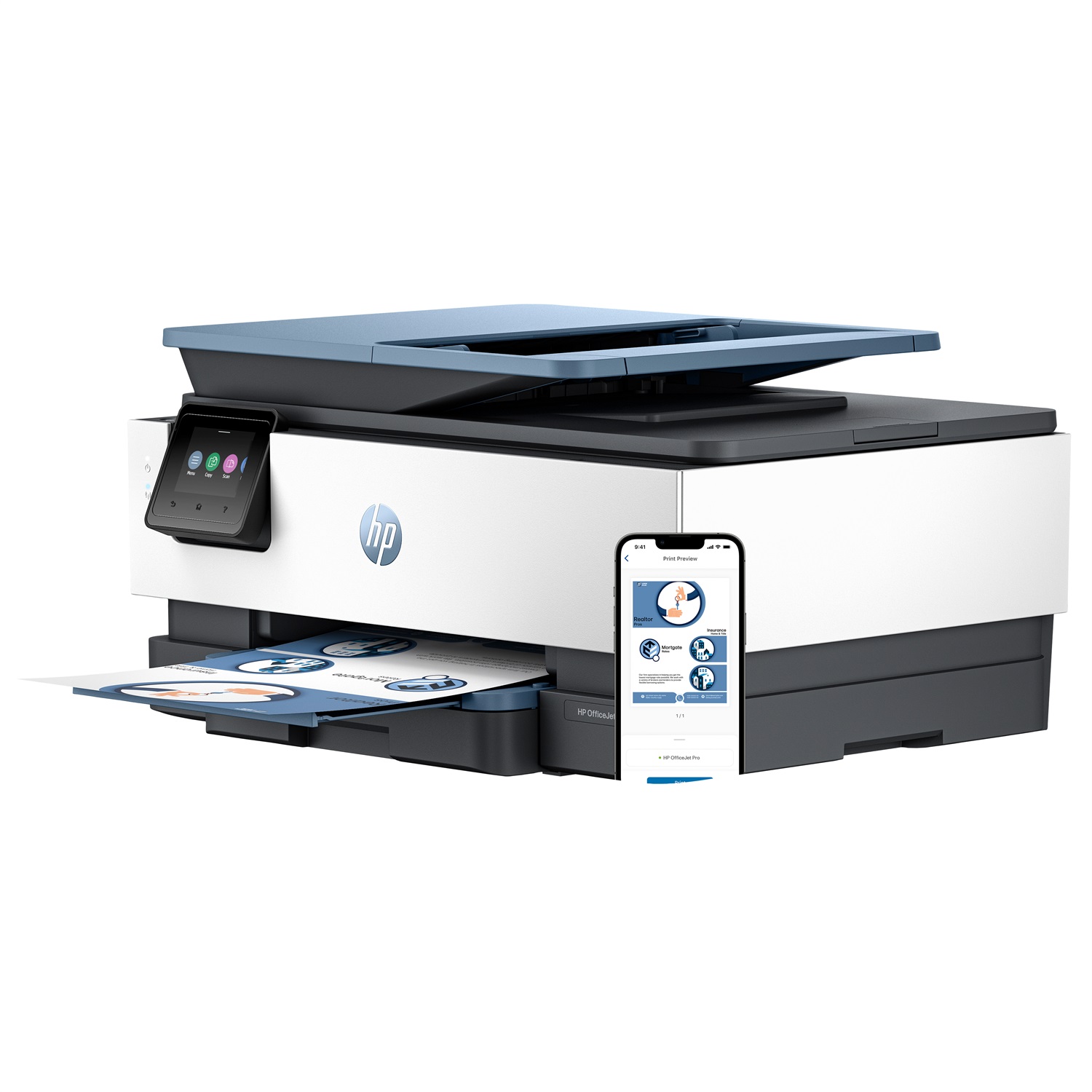 HP OfficeJet Pro 8135e - Stampante Multifunzione A4 a Colori, Getto d'Inchiostro, 20 ppm, Fronte e Retro Automatico, Wi-Fi, Fax, ADF, Compatibile con HP Instant Ink