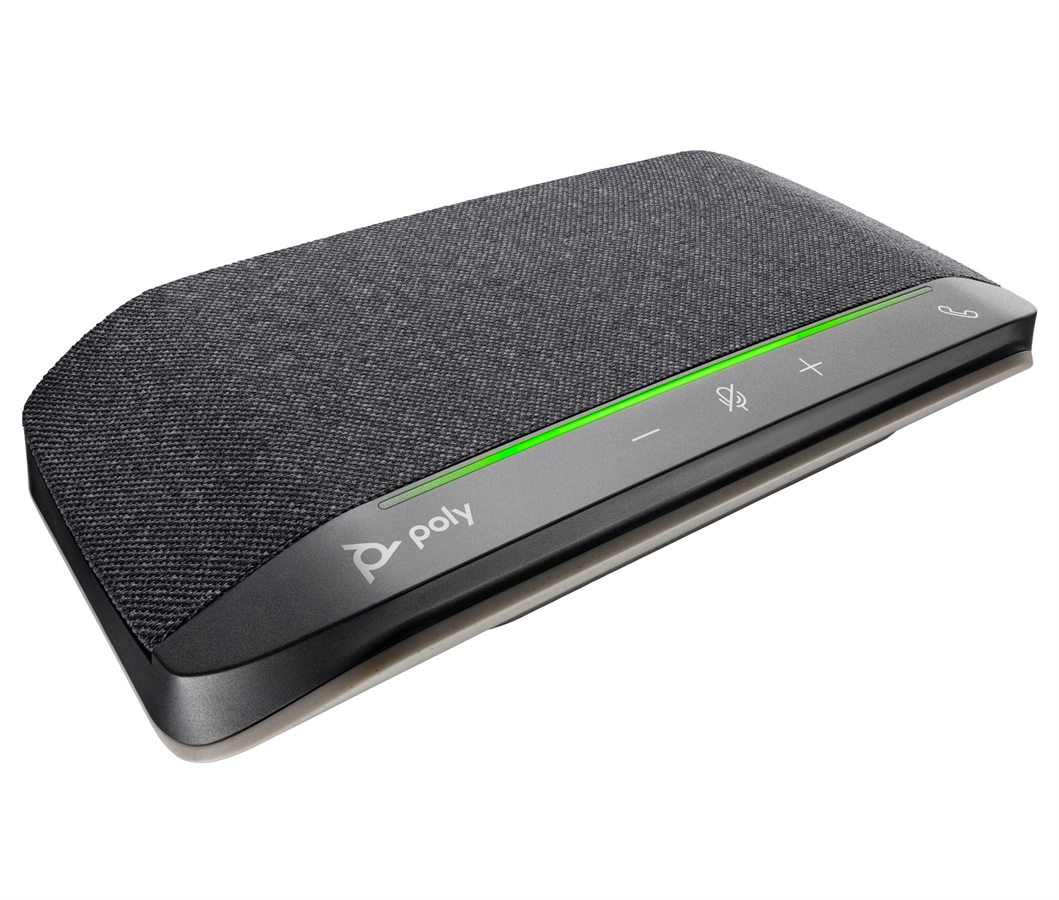 POLY Vivavoce Sync 10 - USB-A/USB-C, Argento, IP64, Audio di Alta Qualità per Chiamate e Webinar