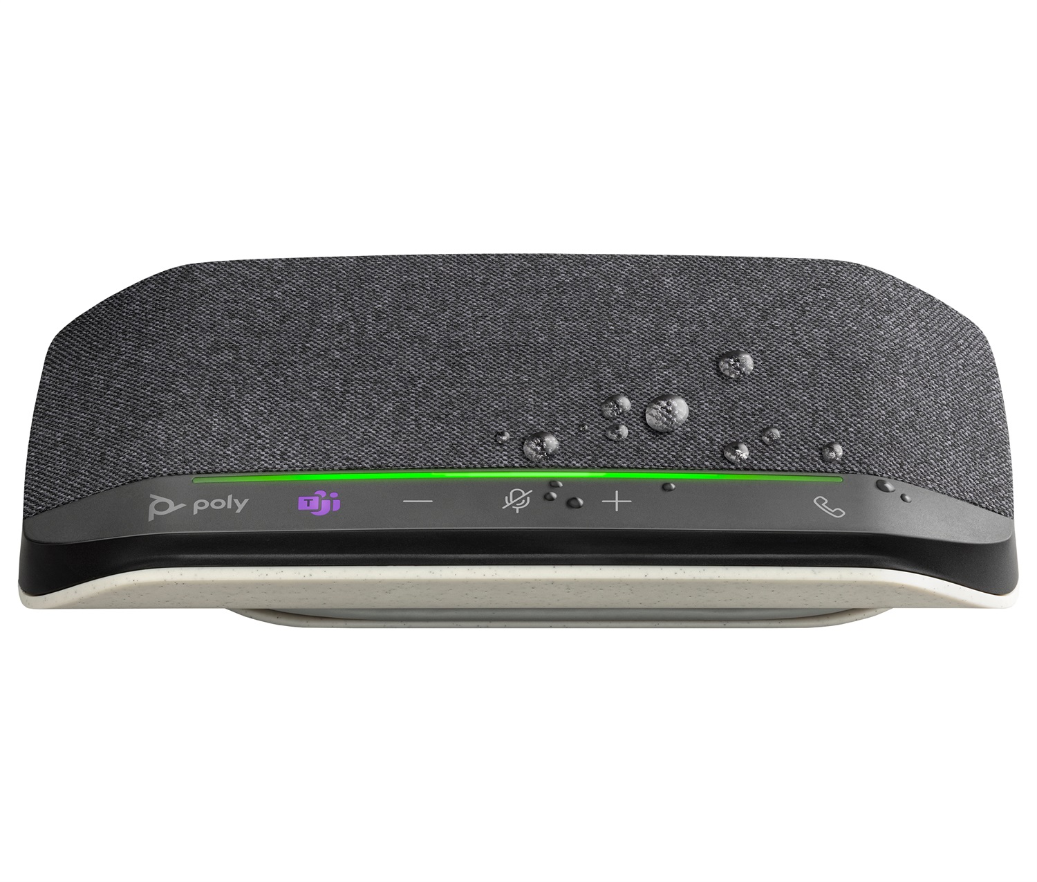 POLY Vivavoce Sync 10 - USB-A/USB-C, Argento, IP64, Audio di Alta Qualità per Chiamate e Webinar