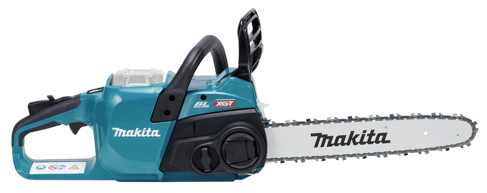 Makita UC022GZ Elettrosega Brushless 40V - Potenza 1600 W, Lunghezza Barra 35 cm, Velocità Catena 25,5 m/s, Senza Batterie e Caricabatterie